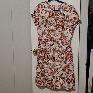 Shelby & Palmer  fall Leaf 🍃 Print Dress. 10
